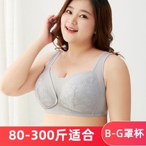 Large size breastfeeding bra 200 kg summer thin cotton pregnant womens bra postpartum breastfeeding large cup underwear women