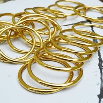 Copper ring opening pure copper key ring copper ring key ring manual key ring stainless steel key ring personality