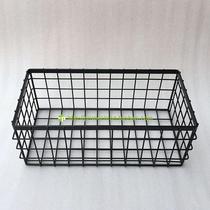 Paia storage basket metal basket black rectangular storage basket IKEA basket wire basket can be customized