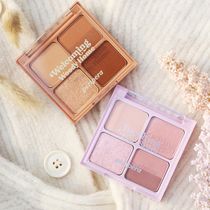 Earth Color nsPERIPERA Felipe Link poket Four Color Eyeshadow Disk Natural Purple Brown