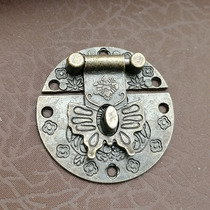 39*39mm Zinc alloy wooden box lock buckle Small gift box box buckle Vintage box jewelry box lock A-100
