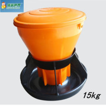 Plastic automatic trough new nursery pig trough conical trough piglet dry and wet trough pig raising equipment