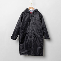 Day single tail goods autumn and winter men and women casual loose long straight cotton clothes hooded thick windproof warm cotton clothes