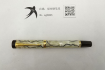 Pike century (soybean) parker duofold magic black pearl (show not for sale)