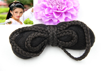 Ancient costume wig hair bag film style wig twist wig bag hair lady costume hairstyle wig