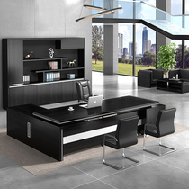 Kunming Office Owner Table 2 m 4 Black White Single Position Plate Large Class Bench Manager Desk Portfolio