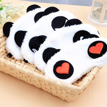 Korean version of new cartoon soft panda eye sleep eye mask travel shade shade mask cartoon eye mask