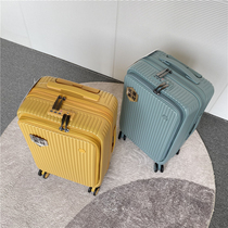 High-quality front opening luggage female 20-inch small Hinomoto trolley case durable 24 mens suitcase