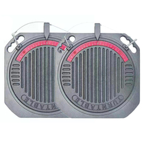 Car four-wheel positioning instrument cast iron turntable iron corner disc load 30 ton four-wheel positioning diagnostic accessory tool