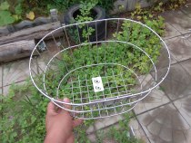 Original imported Japanese bicycle basket 20 inch small steel gun stainless steel basket basket