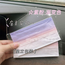 Net red with the same disposable blush mask female high value gradient color rainbow printing student adult fashion cute