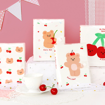 HG born for you color page waterproof rubber cover book tea bear cartoon A5 small fresh snap plan schedule hand book