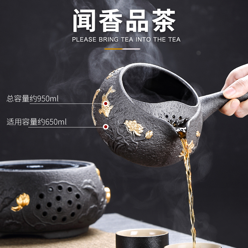 Tang Feng clay POTS to boil tea machine filter side cook the casing outside the'm ceramic teapot tea stove heating household utensils suits for