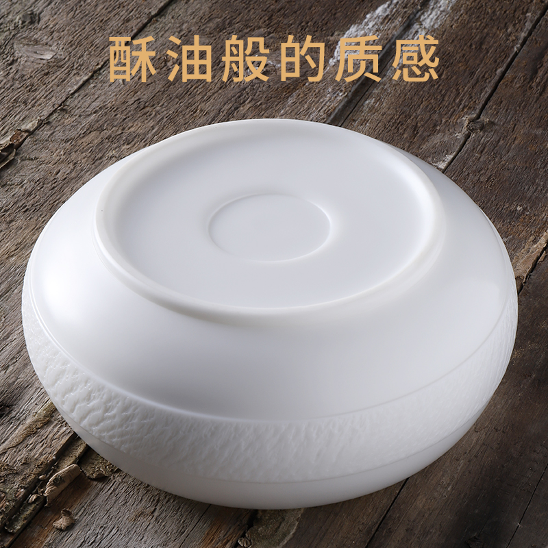 The Receive Tang Feng dehua white porcelain tea to wash to the suet jade cup bowl large capacity writing brush washer from Jane tea water, after the 190097 z
