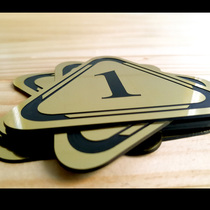 Boutique new pool table thin light number plate Billiard hall supplies Ball room advertising decorations Nameplate accessories