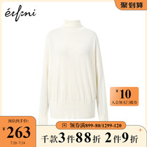 (Shopping mall with the same)Evelie new winter 100% wool sweater sweater female 1AA130241