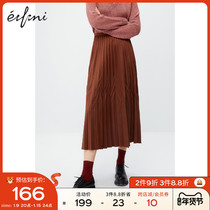 (Shopping mall with) Evelly skirt autumn and winter women high waist show thin long pleated skirt women 1BA442821