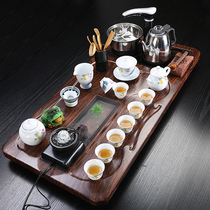 Whole set of tea set suit Home office Chinese tea table tea table tea tray fully automatic integrated tea tray