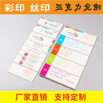 Custom-made acrylic logo plastic small brand custom plastic UV screen sign home number House