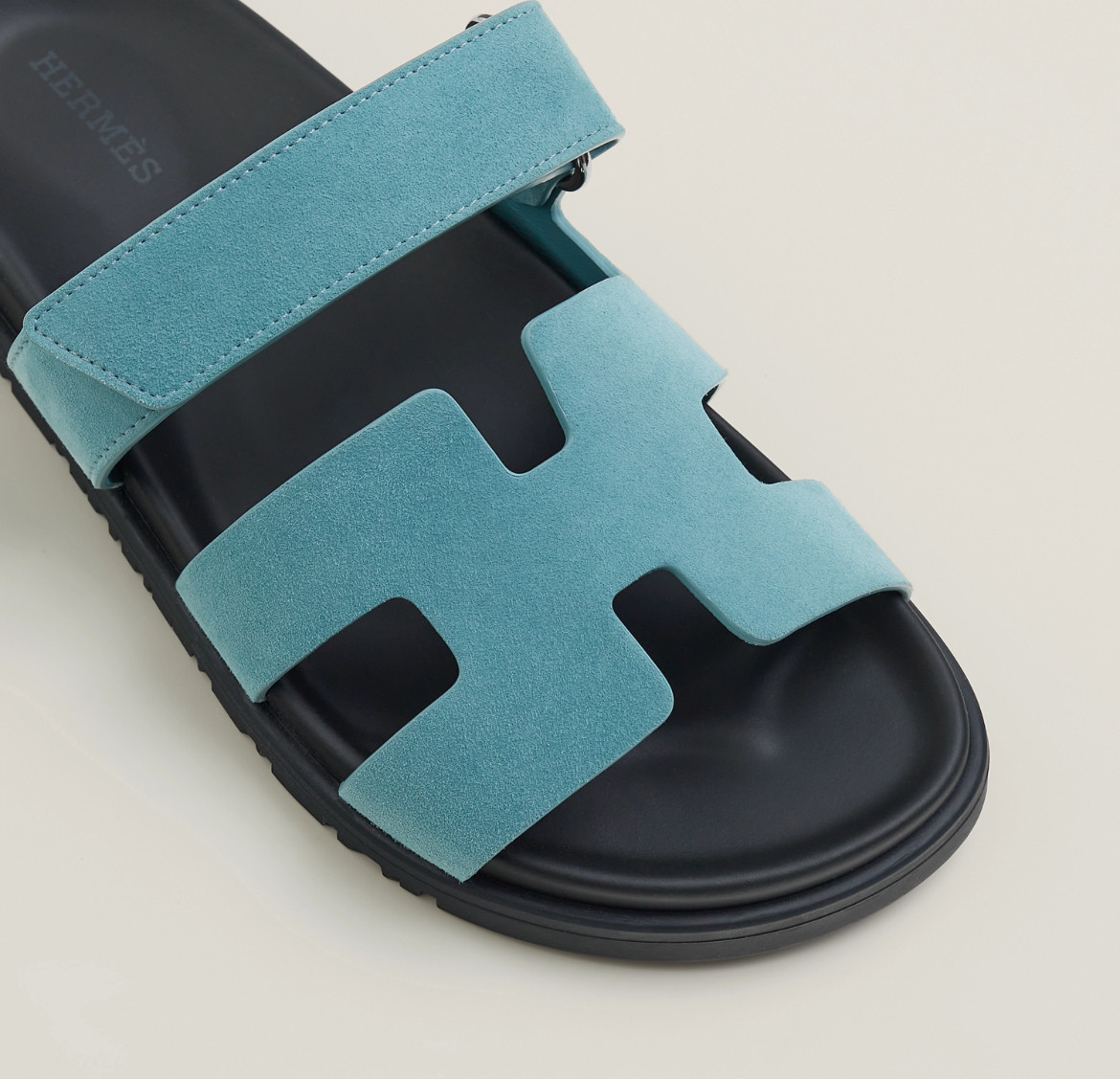 hermes爱马仕 chypre二舅拖鞋凉鞋 麂皮