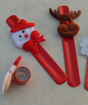 Childrens toys cute Santa Claus snowman snap circle