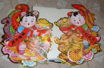 New Years Golden Boy Jade Girl Dragon Feifeng Dance Super-large boutique New Years New Years Painting Paintings