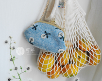 (Little Island Hand-made)(skip)minaperhonen All Chuanchuan Ming Xiaohuankou Gold Bag Card Bag