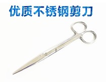 Stainless Steel Scissors Straight Pointed Nurse Surgery Ophthalmology Small Scissors Round Head Dismantling Shears Tissue Shears Home