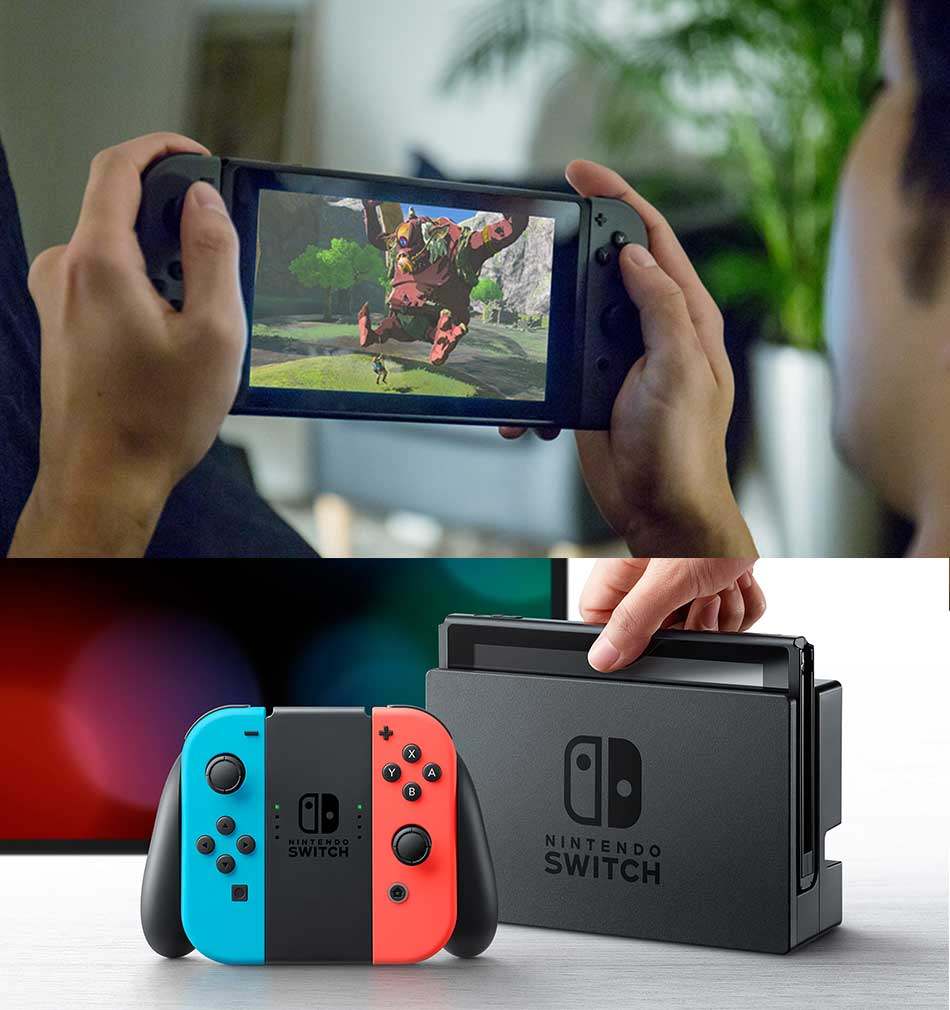 任天堂switch红蓝ns主机oled白色国行续航版体感游戏机日港现货