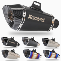 Motorcycle new modified locomotive cone hexagonal stainless steel large displacement sports car Scorpio explosive street exhaust pipe Universal