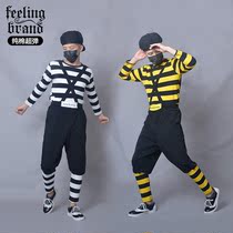 locking clothes street dance lock dance costume costume costume pants suit male adult