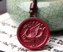 Natural Original King Zijing Gossip Penging Pending Piece Necklace Men and Women Jewelry Brands Four Beasts