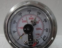 Electric contact pressure gauge 400KG 40MPA 5700PSI axial with edge electric contact pressure gauge
