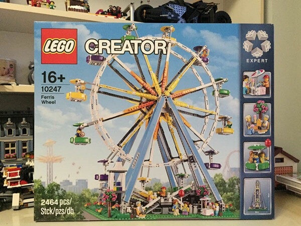 乐高搭建摩天轮图片