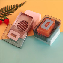 Step up creativity with cover soap box double drain soap box large number plastic bathroom soap rack soap containing box