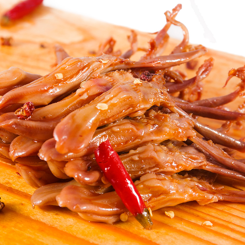 绝味鸭脖麻辣鸭舌90g锁鲜盒装卤味鸭舌头特产官方食品零食小吃