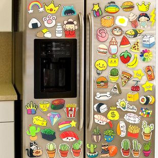 fridge magnet decoration acrylic cartoon cute magnetic magnet refrigerator magnet magnet magnet magnet set creative
