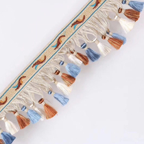 Tianhe Lace European Encryption Curtain Lace Tassel Binding Ball Hanging Ball Decoration Sewing Edge Manufactor Spot One Roll Price