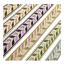 Tianhe lace manufacturer direct sales 3 5CM simple curtain embroidery leaf splice with tableflag bag side accessory