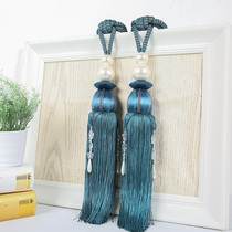 Tianhe lace New European Pearl Single-ball curtain hanging wall hook with accessories weaving home decoration