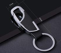  Mens waist hanging keychain Creative car key ring Key chain Metal pendant gift car key supplies