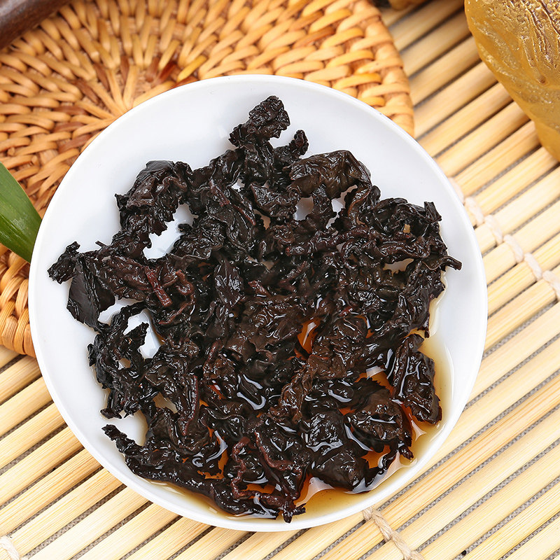 萌岩(买二送一)上等油切黑乌龙茶刮油去脂茶叶100克 包邮