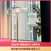 Postmodern desk lamp Nordic ins bedroom bedside lamp glass living room girl simple modern designer led lamps