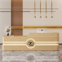 New Chinese style simple modern cash register table restaurant beauty salon company front desk clothing store bar teahouse reception desk