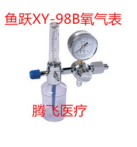 Fish Leap Oxygen Inhaler XY-98B Type Medical Oxygen Meter For Oxygen Gas Cylinder Oxygen Flow Meter Tide Bottle