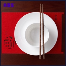  ABS love each other wood chopsticks gift box 10 pairs of chicken wing wood chopsticks set Chinese exquisite gifts household meals and kitchen products