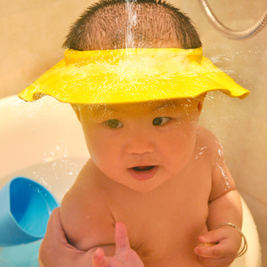 宝宝洗头帽防水护耳神器小孩洗澡帽可调节婴儿幼儿洗发帽儿童浴帽
