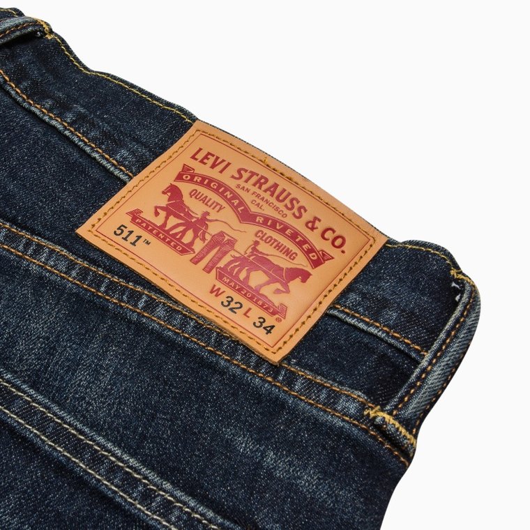 Levi's李维斯五袋款511系列男士修身窄脚水洗牛仔裤00511-1400