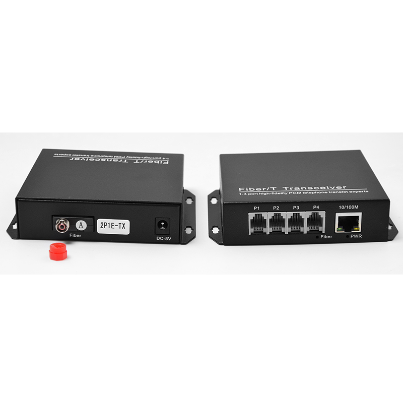 haohanxin telephone optical transceiver 4-way telephone optical transceiver plus 1-way network pcm voice optical transceiver fc