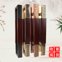 Thickened stainless steel glass door handle log modern European wooden door handle push-pull door handrail